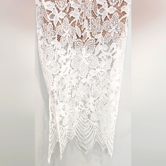 For Love and Lemons White Luna Lace Dress - Picture 9 of 10